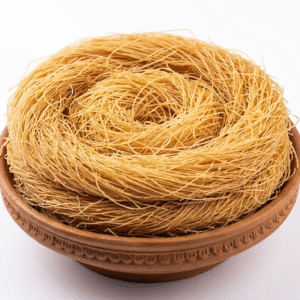 হাতে তৈরি ঘিয়ে ভাজা লাচ্ছা সেমাই